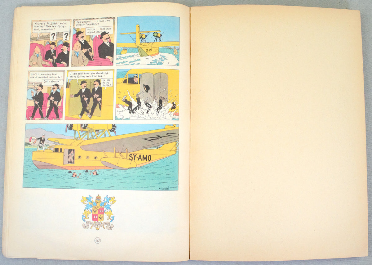 King Ottokar's Sceptre - Methuen 1972 1st UK Paperback Edition Rare Tintin Book Herge