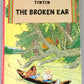 The Broken Ear - Methuen 1976 1st UK Paperback Edition Rare Tintin Book Herge