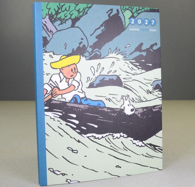 2027 Tintin Set x4 Calendar & Diarys - Adventures of Tintin by Herge/Moulinsart Editions