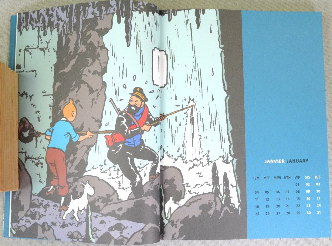 2027 Tintin Desk Diary - Adventures of Tintin by Herge/Moulinsart Editions
