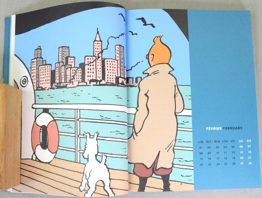 2027 Tintin Set x4 Calendar & Diarys - Adventures of Tintin by Herge/Moulinsart Editions