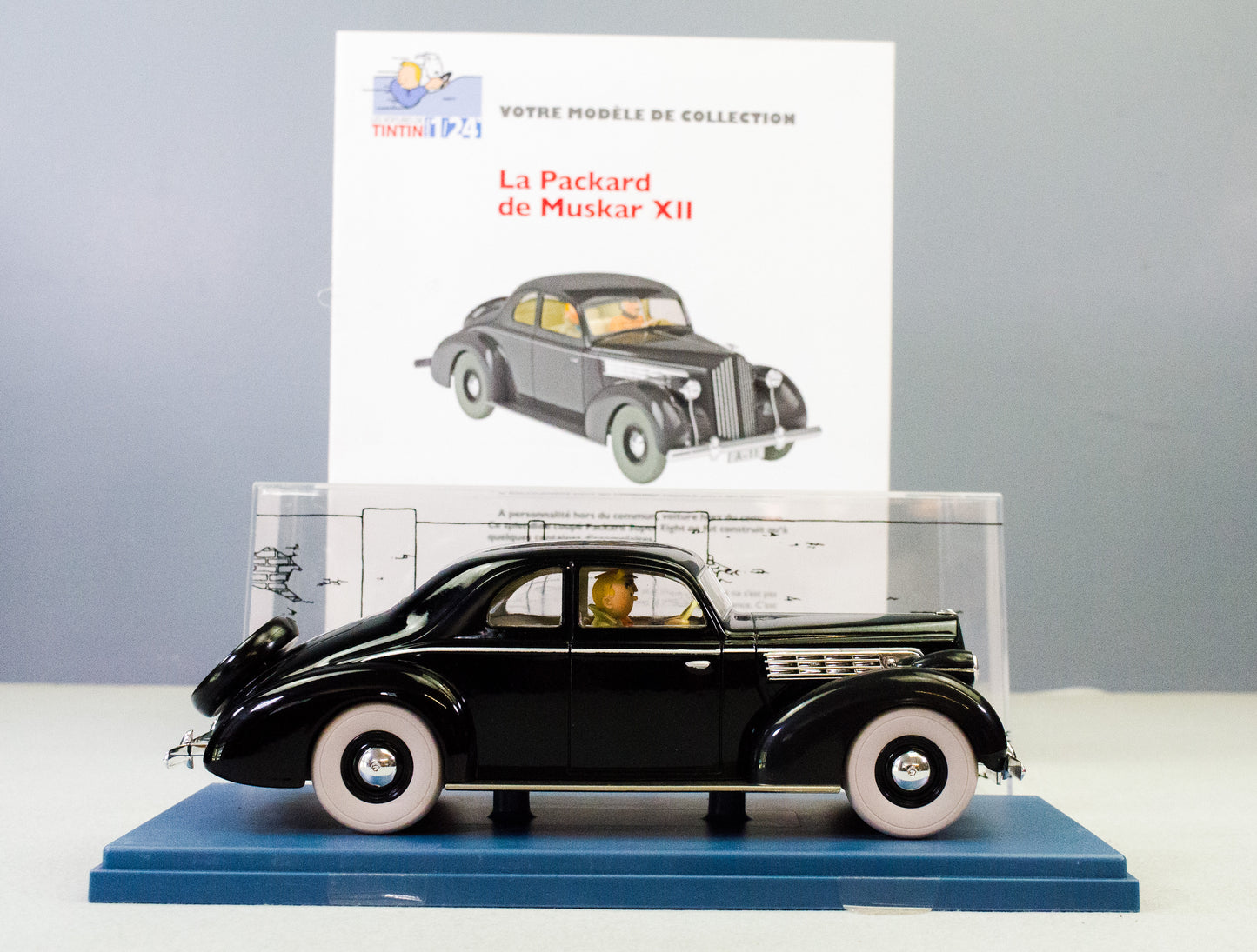 Hachette Tintin 1/24 Car #28 Packard 6 - King Ottokar's Sceptre - Herge Voiture Figure