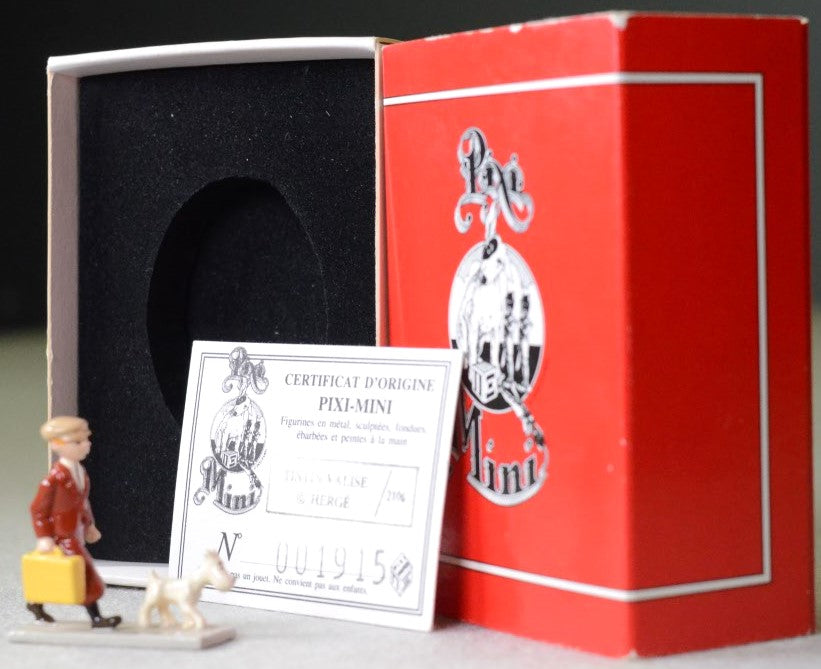 Pixi Mini Serie Set 2106 "Tintin & Snowy Broken Ear" 1995 Metal Figurine RARE