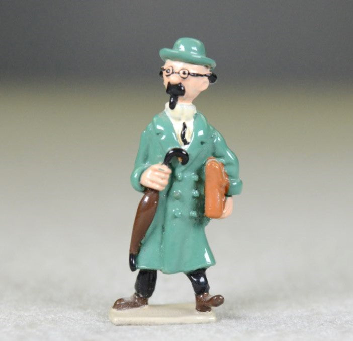 Pixi Mini Serie Tintin Set 2107 "Professor Tournesol" 1995 Metal Figurines RARE