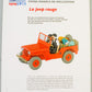 Hachette 1/24 Tintin Car #6 Willy's Red Jeep V1: Land Black Gold Rare Model Voiture Figure