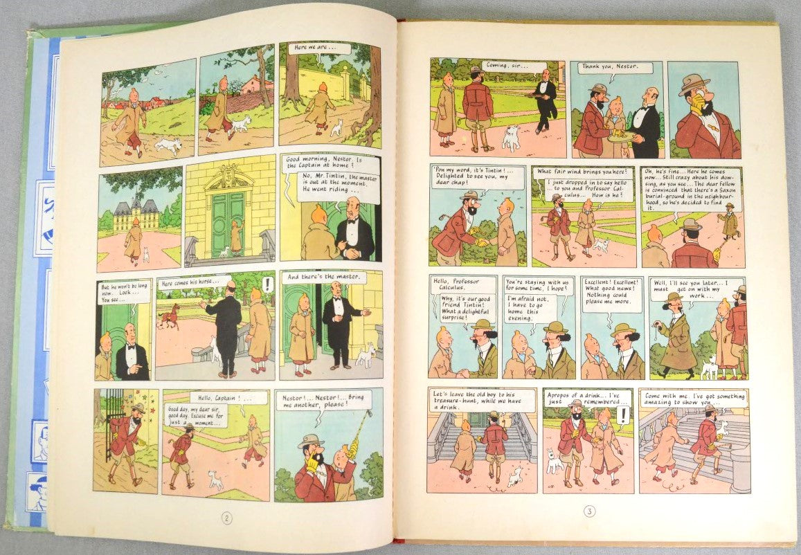 The Seven Crystal Balls - Methuen 1962 1st Edition Hardback Rare Tintin book Herge EO