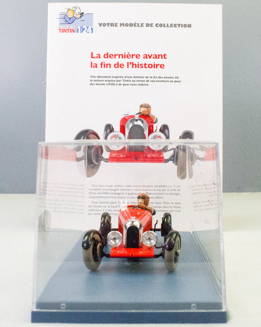Hachette 1/24 Tintin Car #38 L' Amilcar: Land of Soviets Rare Model Voiture Figure