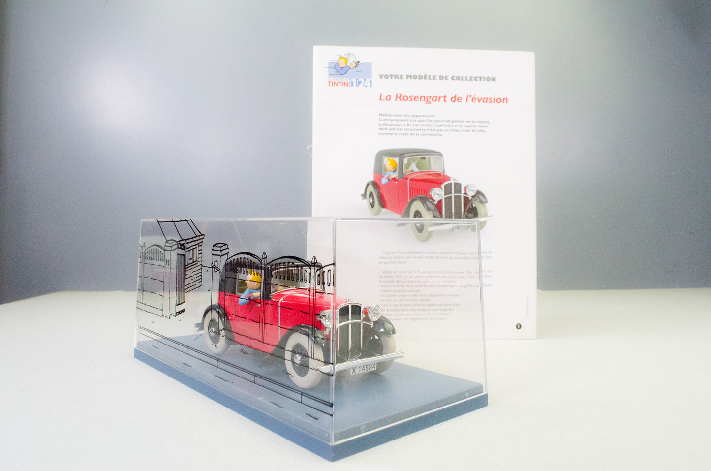 Hachette 1/24 Tintin Car #16 Coupe Spyder: Broken Ear Rare Model Voiture Figure