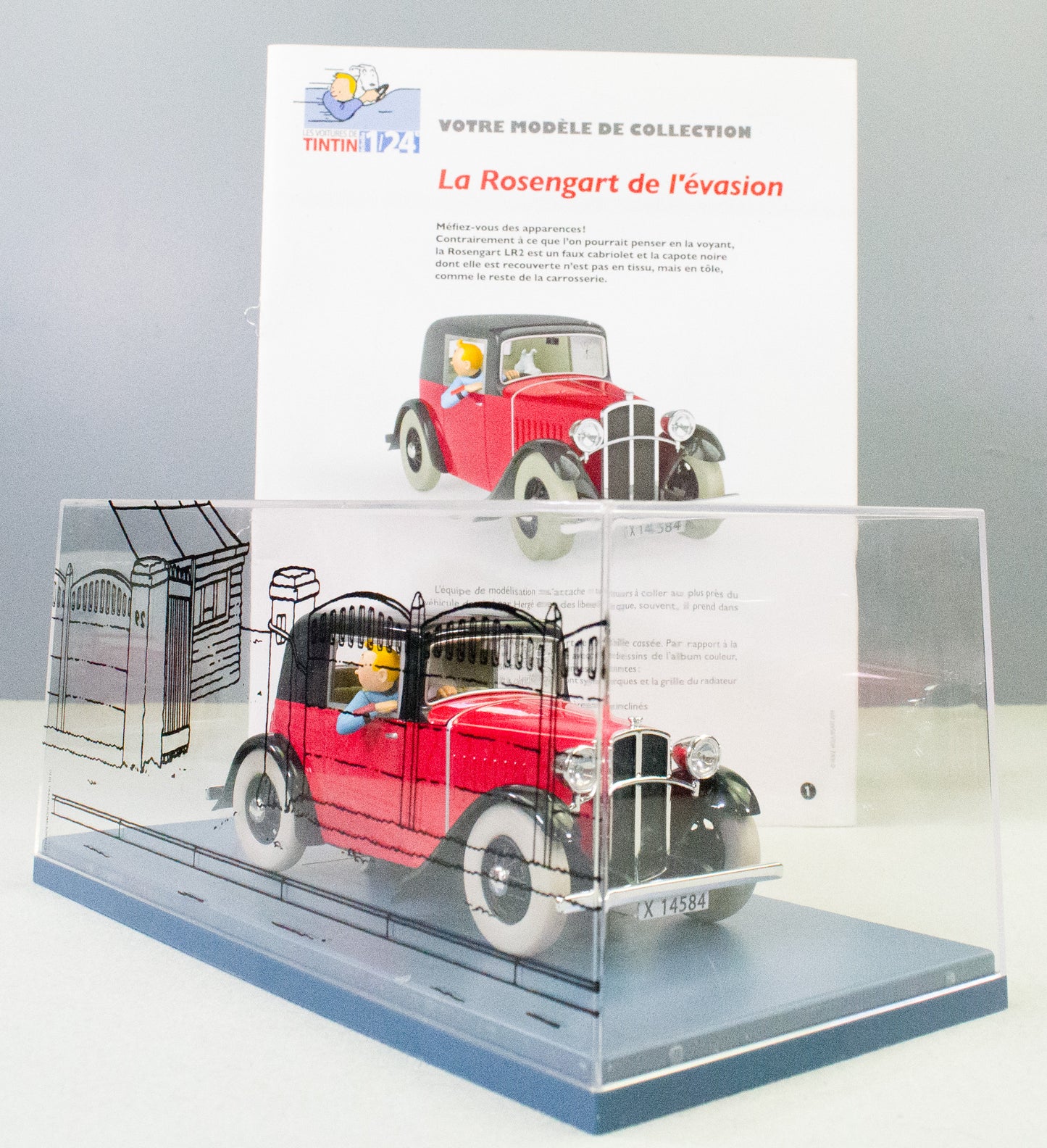 Hachette 1/24 Tintin Car #16 Coupe Spyder: Broken Ear Rare Model Voiture Figure