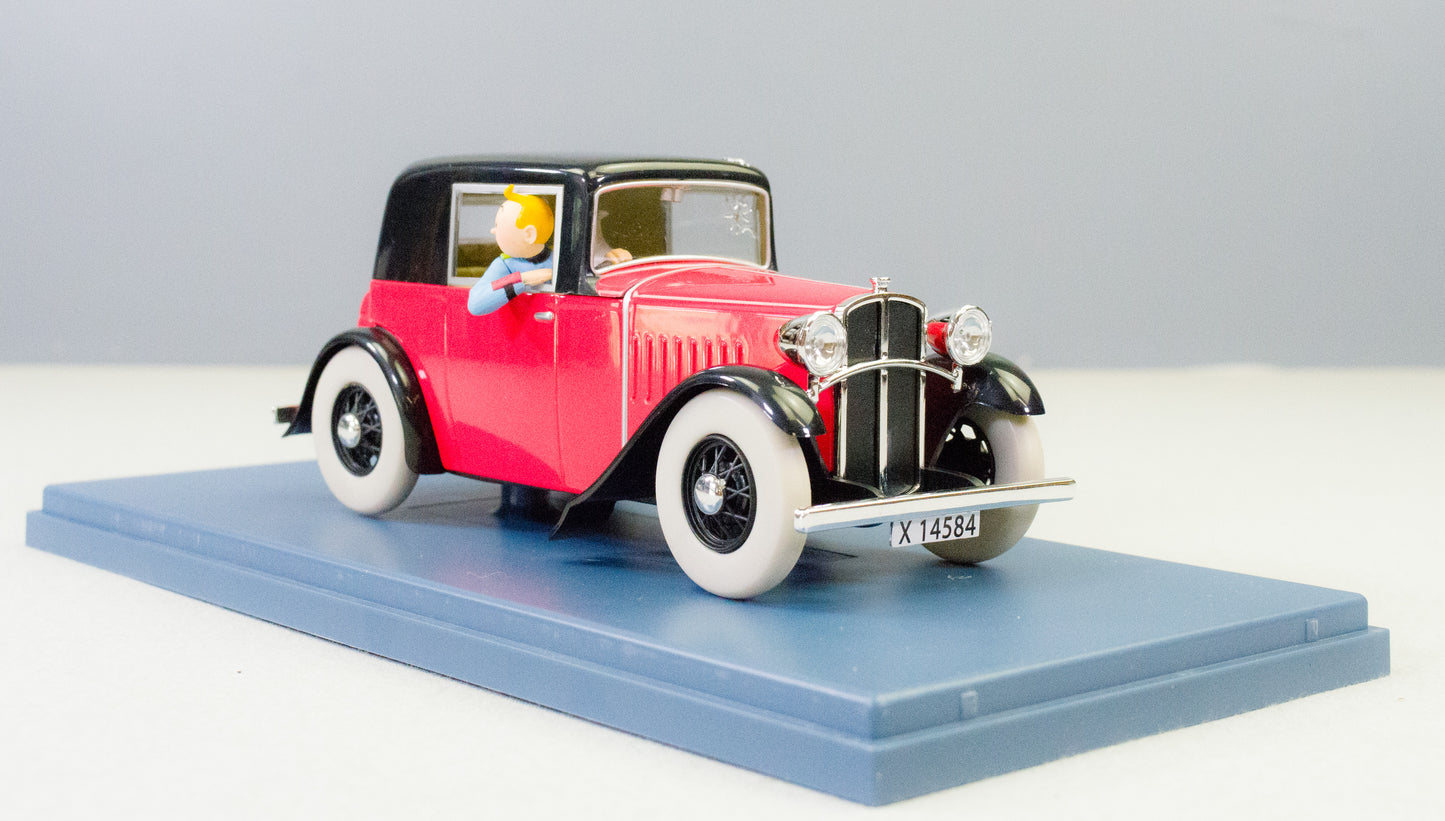 Hachette 1/24 Tintin Car #16 Coupe Spyder: Broken Ear Rare Model Voiture Figure