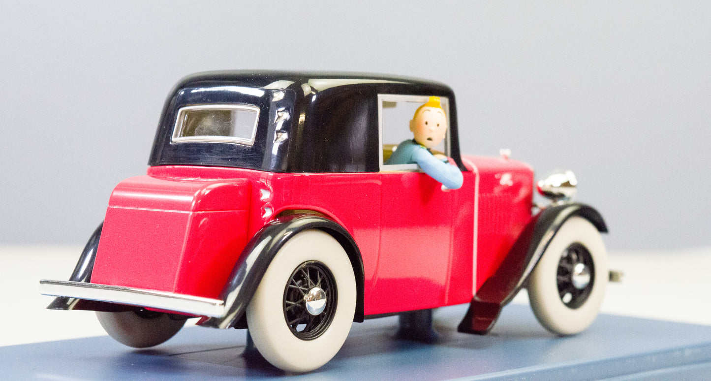 Hachette 1/24 Tintin Car #16 Coupe Spyder: Broken Ear Rare Model Voiture Figure