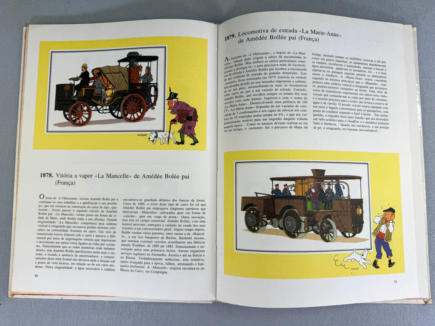 Historia Do Automovel: Editorial Publica 1981 1st Portuguese Edition HB Tintin EO