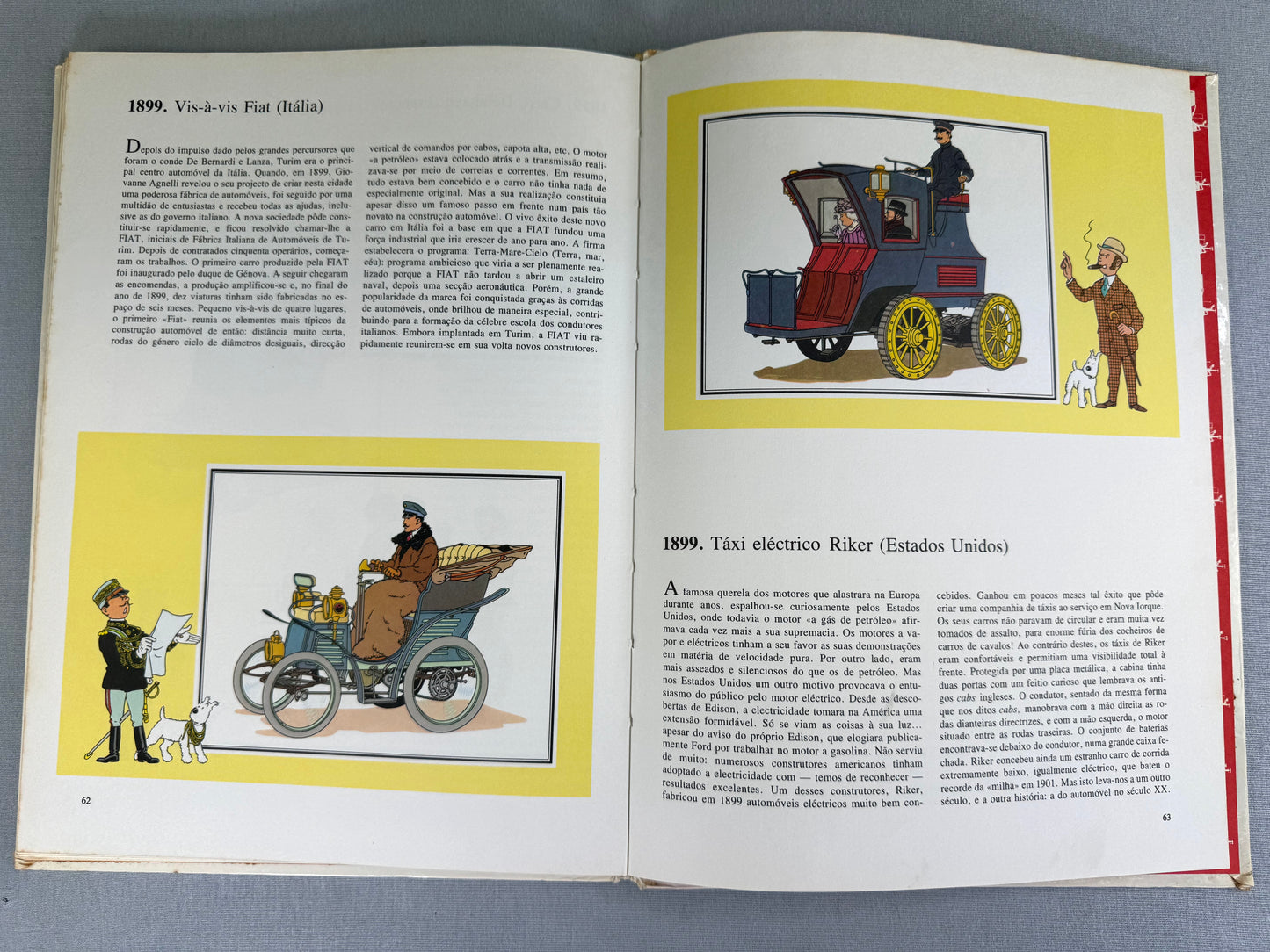 Historia Do Automovel: Editorial Publica 1981 1st Portuguese Edition HB Tintin EO