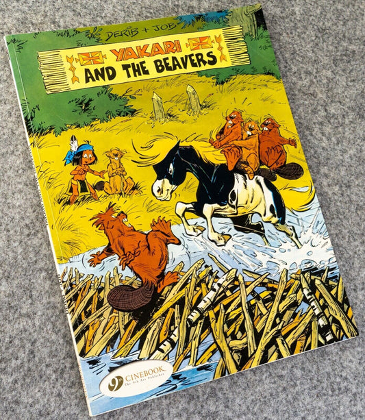 Yakari And The Beavers Volume 3 Cinebook Paperback Comic Book Derib+job