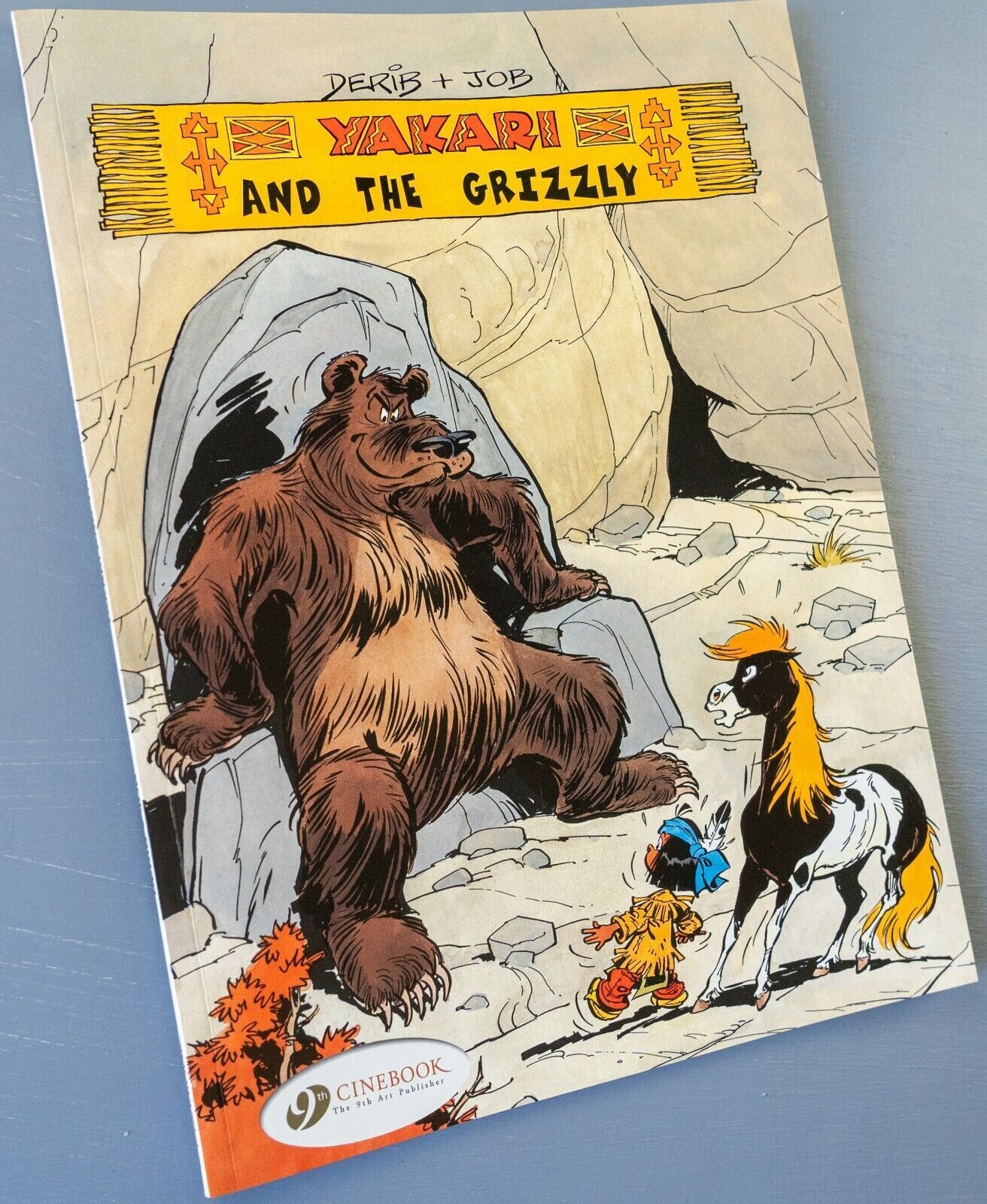 Yakari And The Grizzly Volume 4 Cinebook Paperback Comic Book Derib+job