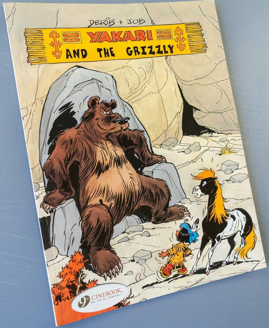 Yakari And The Grizzly Volume 4 Cinebook Paperback Comic Book Derib+job