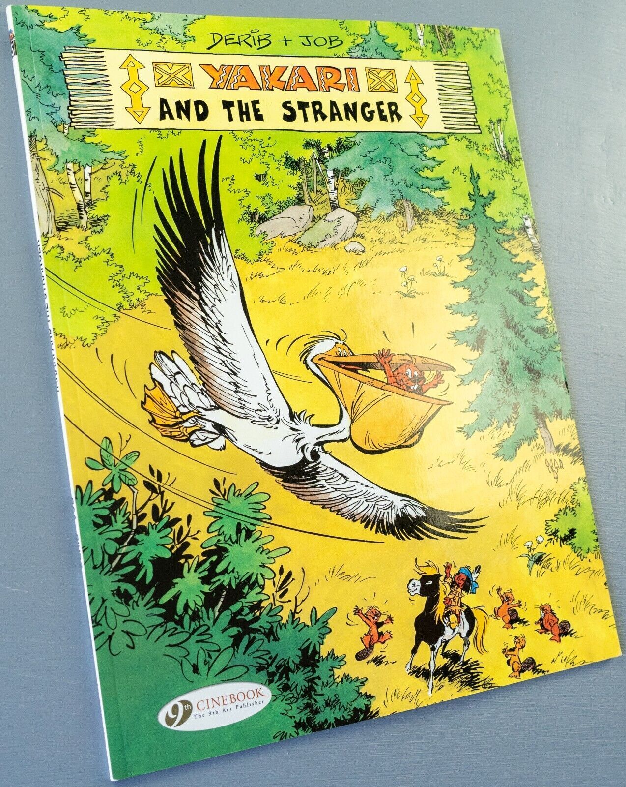 Yakari And The Stranger Volume 5 Cinebook Paperback Comic Book Derib+job