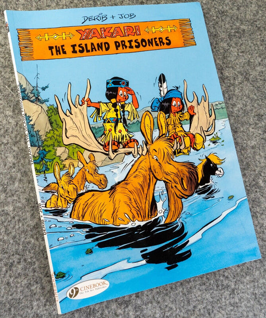 Yakari Island Prisoners Volume 7 Cinebook Paperback Comic Book Derib+job