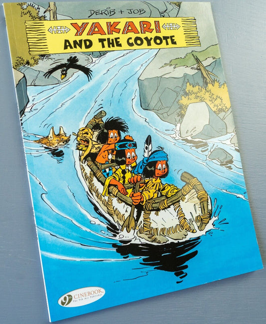 Yakari And The Coyote Volume 9 Cinebook Paperback Comic Book Derib+job