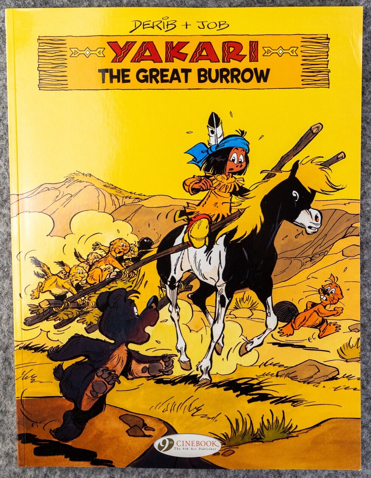 Yakari The Great Burrow Volume 13 Cinebook Paperback Comic Book Derib+job