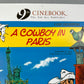 Rare Ltd Lucky Luke Poster "A Cowboy in Paris" Cinebook 9th Art Publisher A3 42x30cm