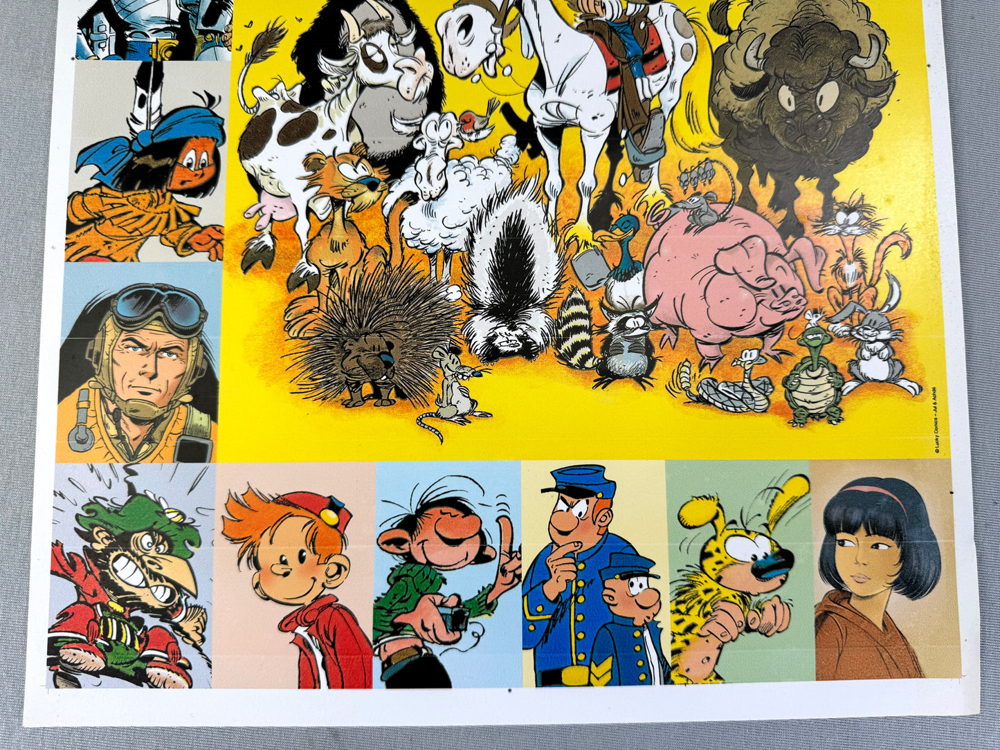 Rare Ltd Cinebook 9th Art Publisher Poster Lucky Luke/Yakari/Yoko A3 42x30cm