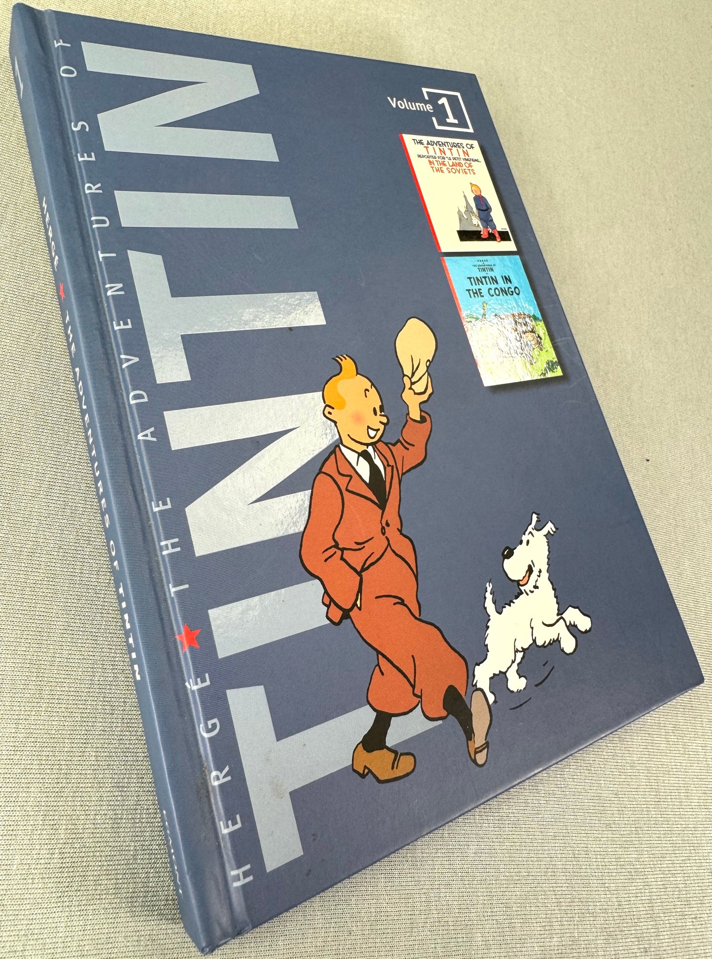 Egmont 2012 A5 2 in 1 Tintin Book Volume 1: Soviets & Congo Rare Herge Comic