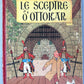 Le Sceptre D' Ottokar 1948 Vintage red cloth Hardback Edition B2 Tintin Comic Book