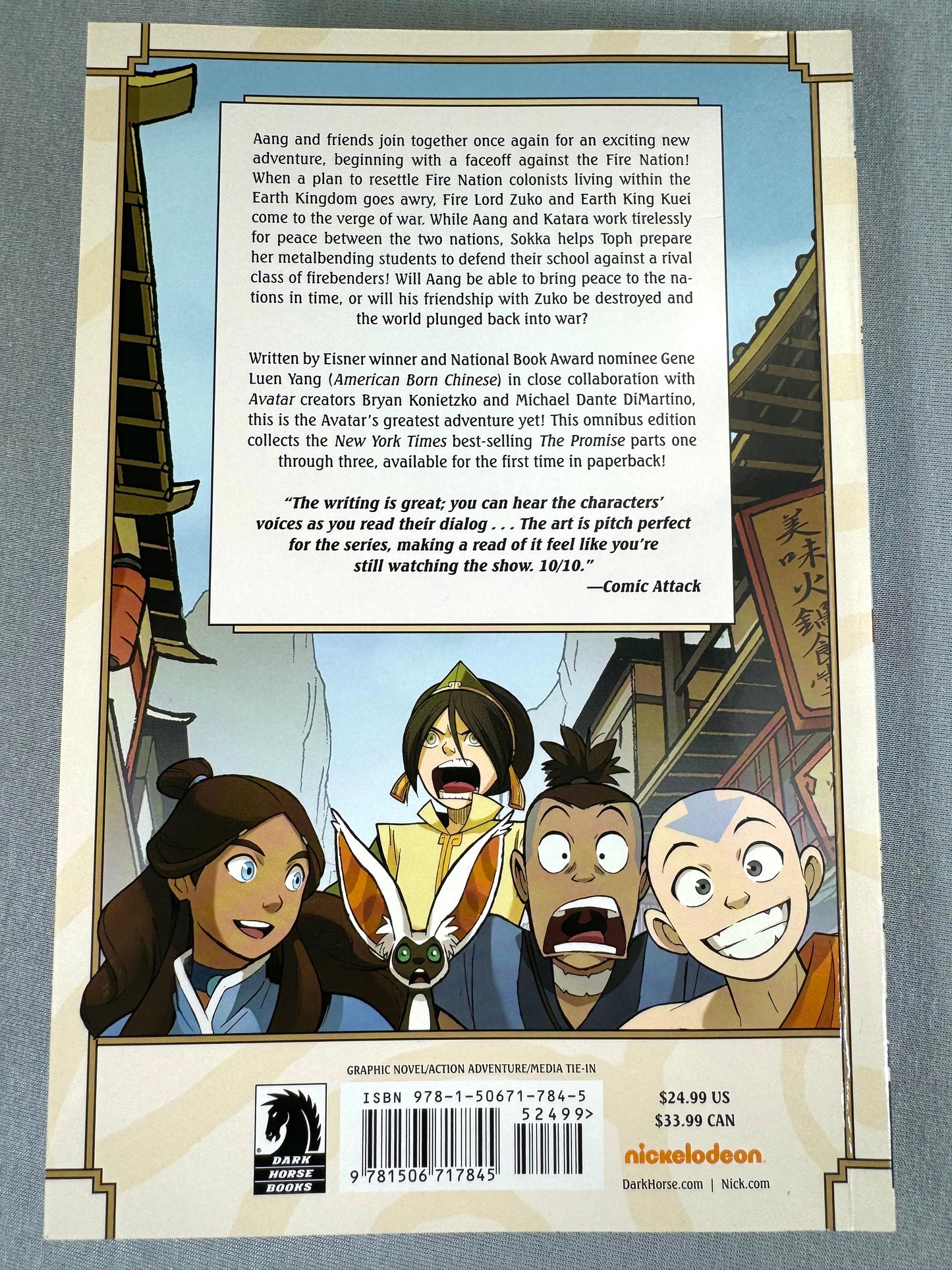 Avatar: Last Airbender Omnibus Edition Volume 1: The Promise Dark Horse Comic Book