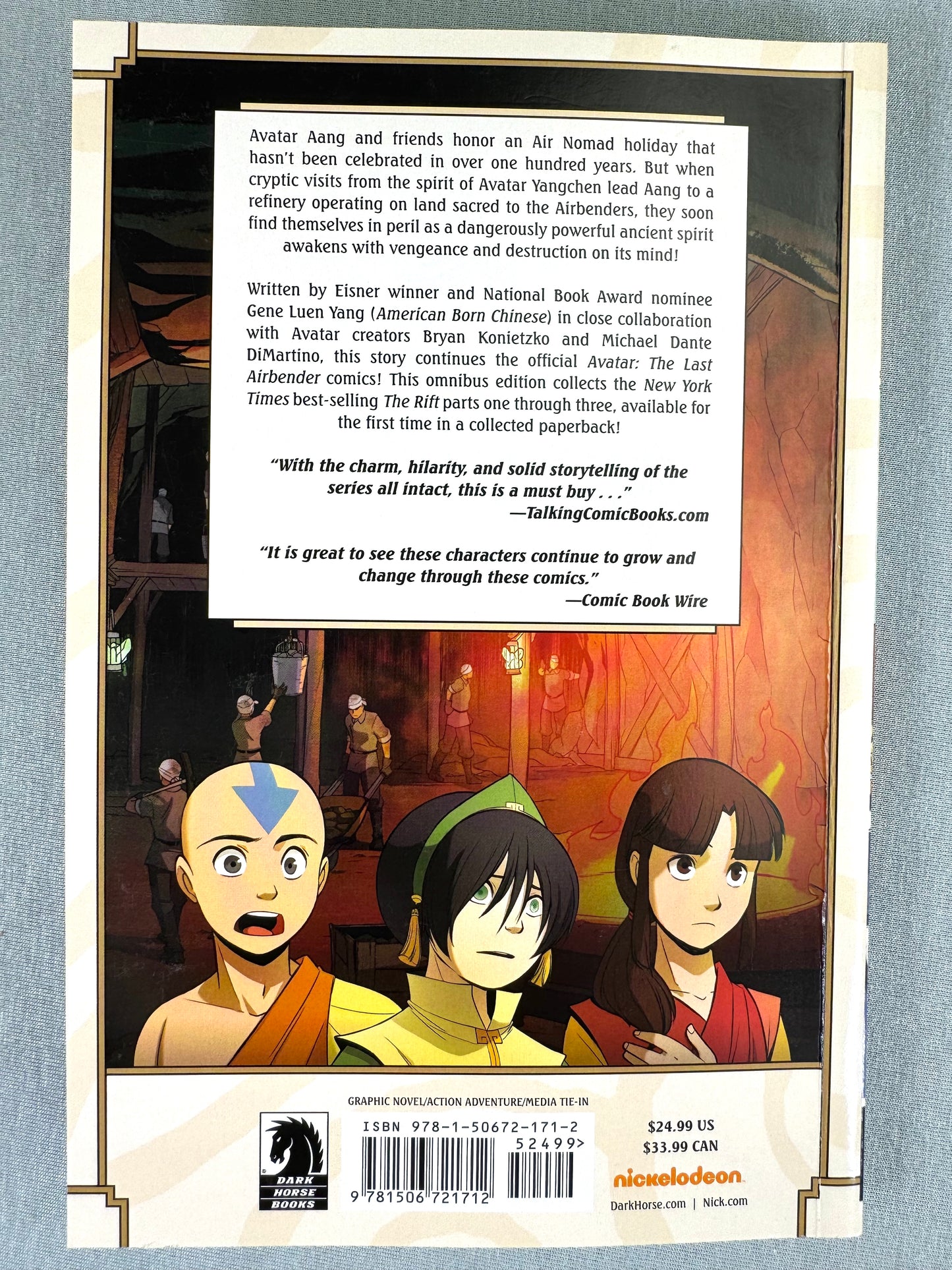 Avatar: Last Airbender Omnibus Edition Volume 3: The Rift - Dark Horse Comic Book