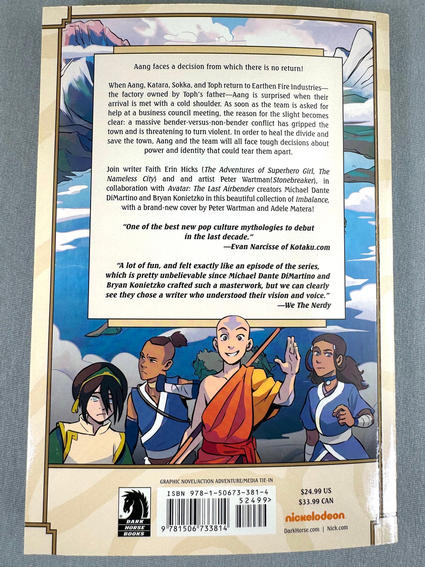 Avatar: Last Airbender Omnibus Edition Volume 6: Imbalance - Dark Horse Comic Book