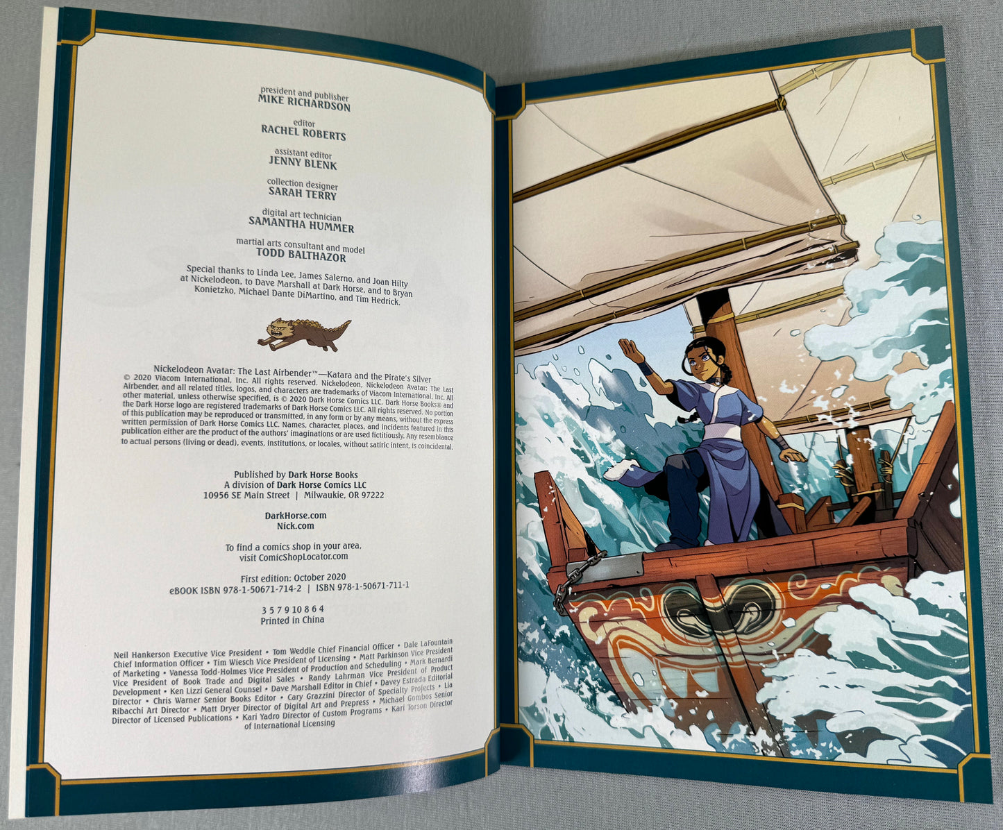 Avatar: The Last Airbender Collected Short Stories: Katara and the Pirate's Silver - Dark Horse Comic Book