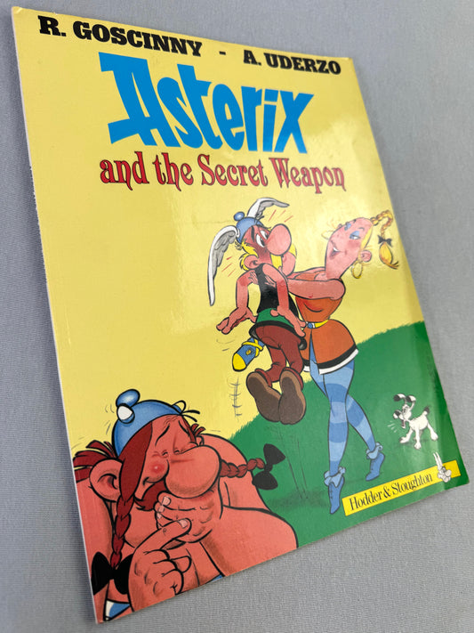 Asterix & the Secret Weapon - 1991 Hodder & Stouton UK Edition Paperback Book Uderzo