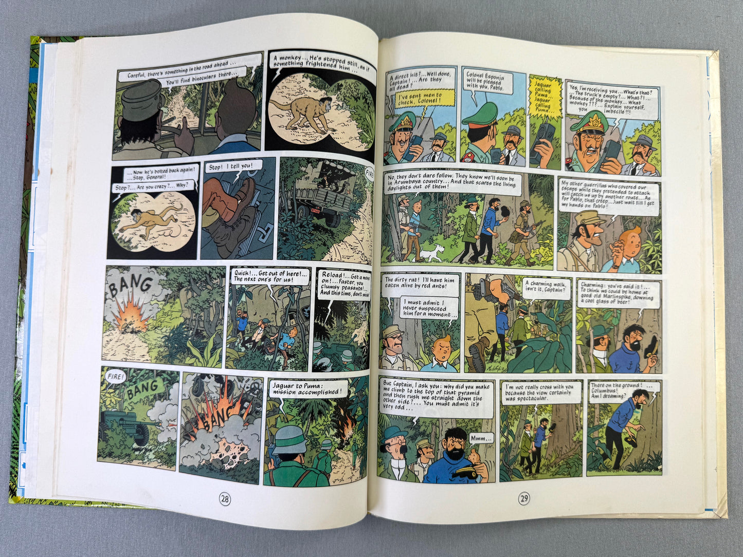 Tintin & the Picaros - Methuen 1978 2nd Reprint Edition Hardback Rare book by Herge EO