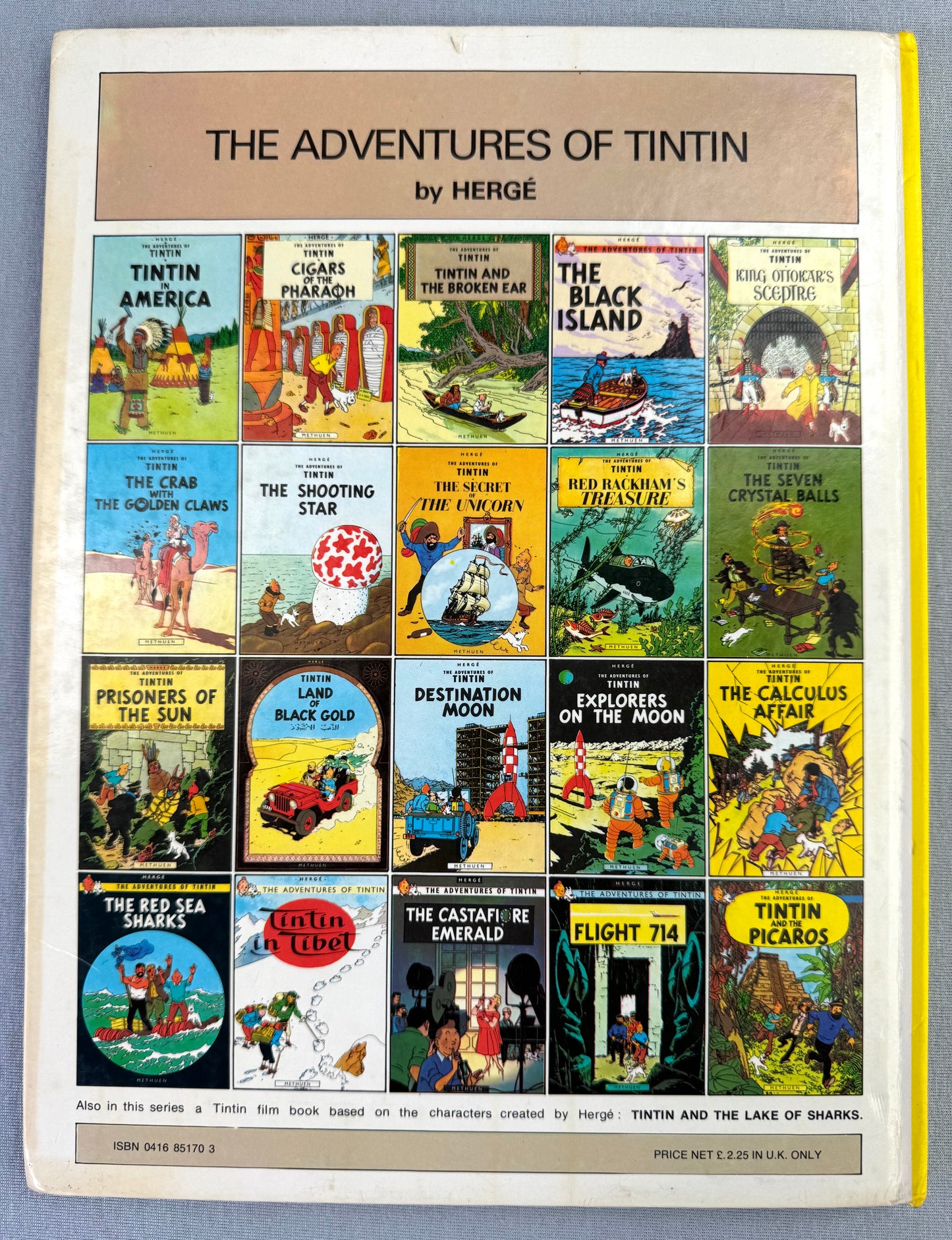 Tintin & the Picaros - Methuen 1978 2nd Reprint Edition Hardback Rare book by Herge EO