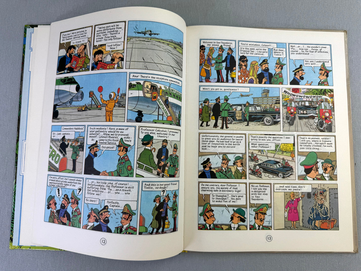 Tintin & the Picaros - Methuen 1976 1st UK Edition Hardback Rare book by Herge EO