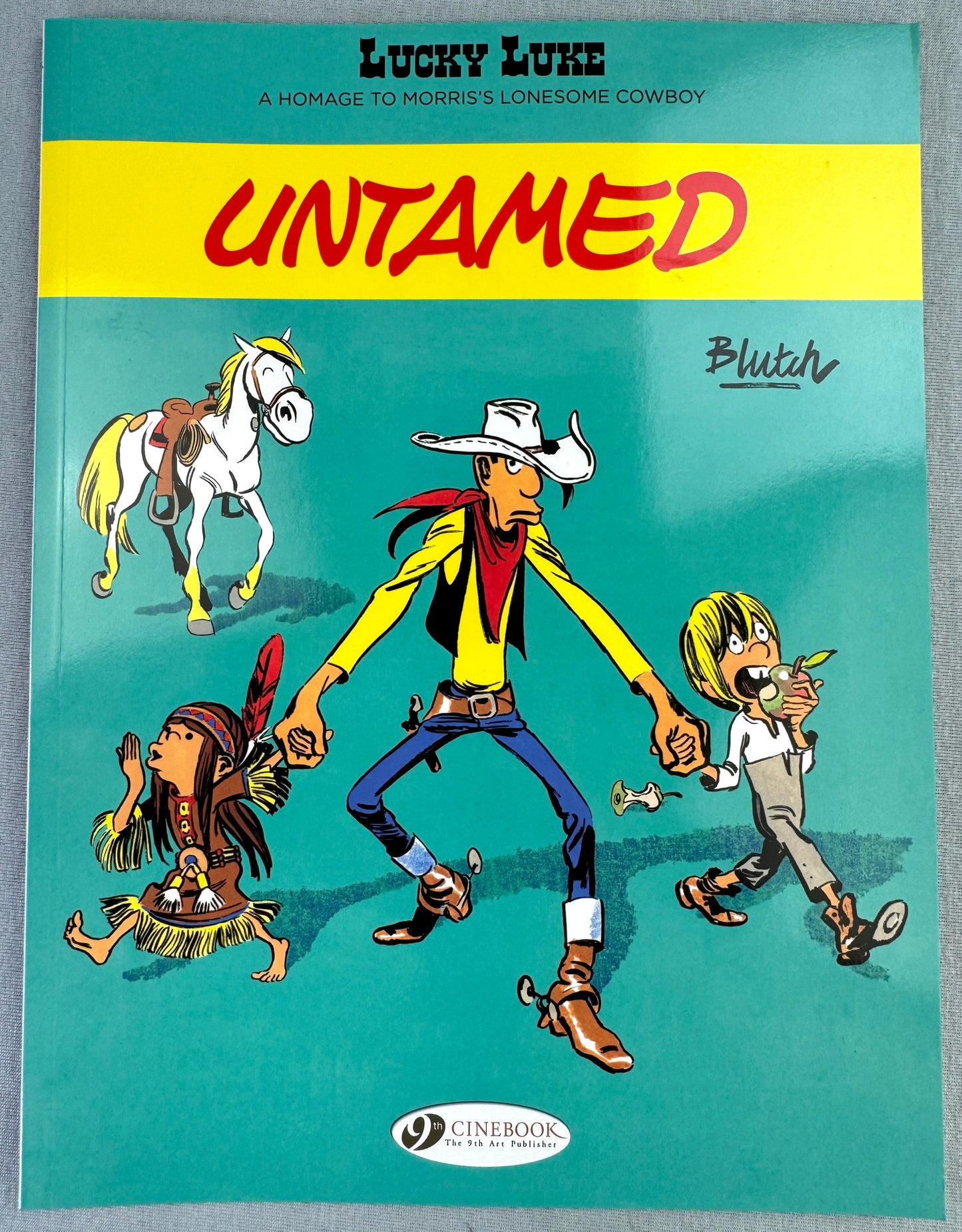 Lucky Luke UNTAMED Blutch Cinebook Paperback UK Comic Book