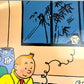 Rare Ltd Moulinsart Poster: Tintin Taking Tea: The Blue Lotus 23010 60x80cm Herge