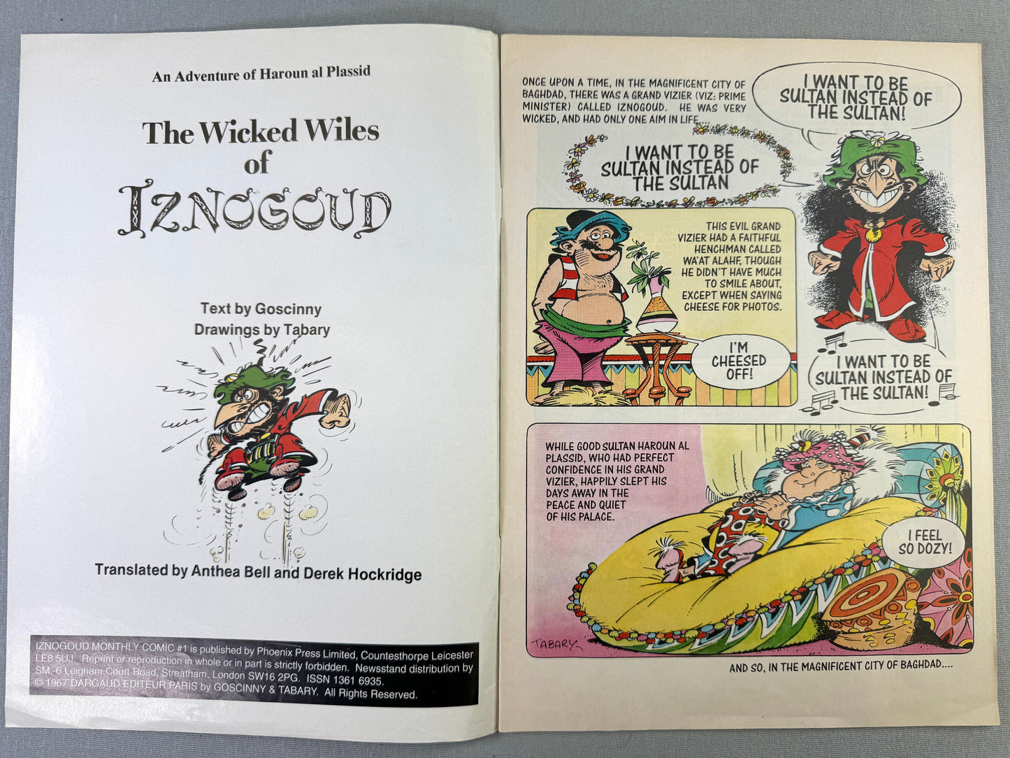 The Wicked Wiles of Iznogoud - 1st Edition UK Paperback Comic by Darguad/Tabary