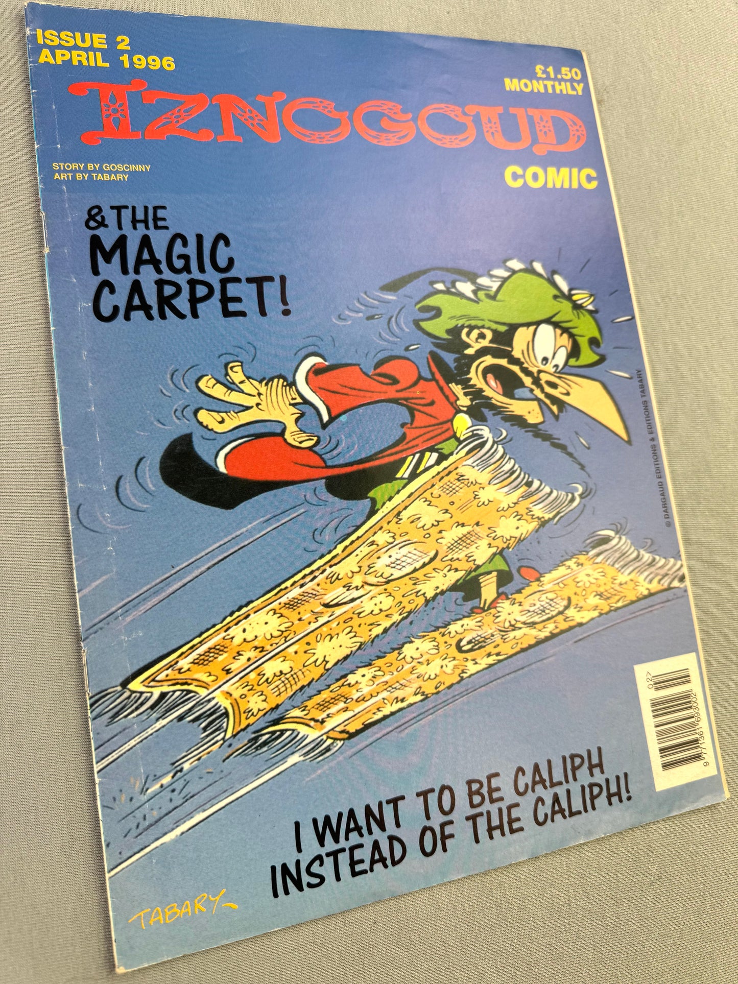 Iznogoud & the Magic Carpet - 1st Edition UK Paperback 1996 Comic by Darguad/Tabary