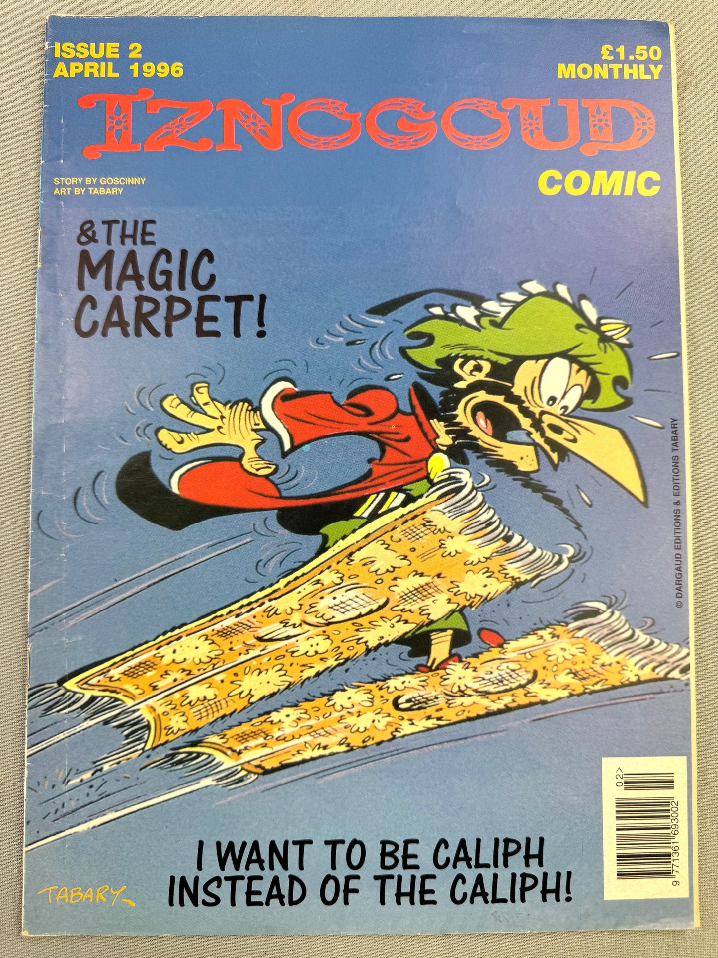 Iznogoud & the Magic Carpet - 1st Edition UK Paperback 1996 Comic by Darguad/Tabary