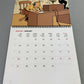 2025 Large Tintin Calendar by Moulinsart: 30x30cm Herge Iconic Blue Lotus Artwork Diary