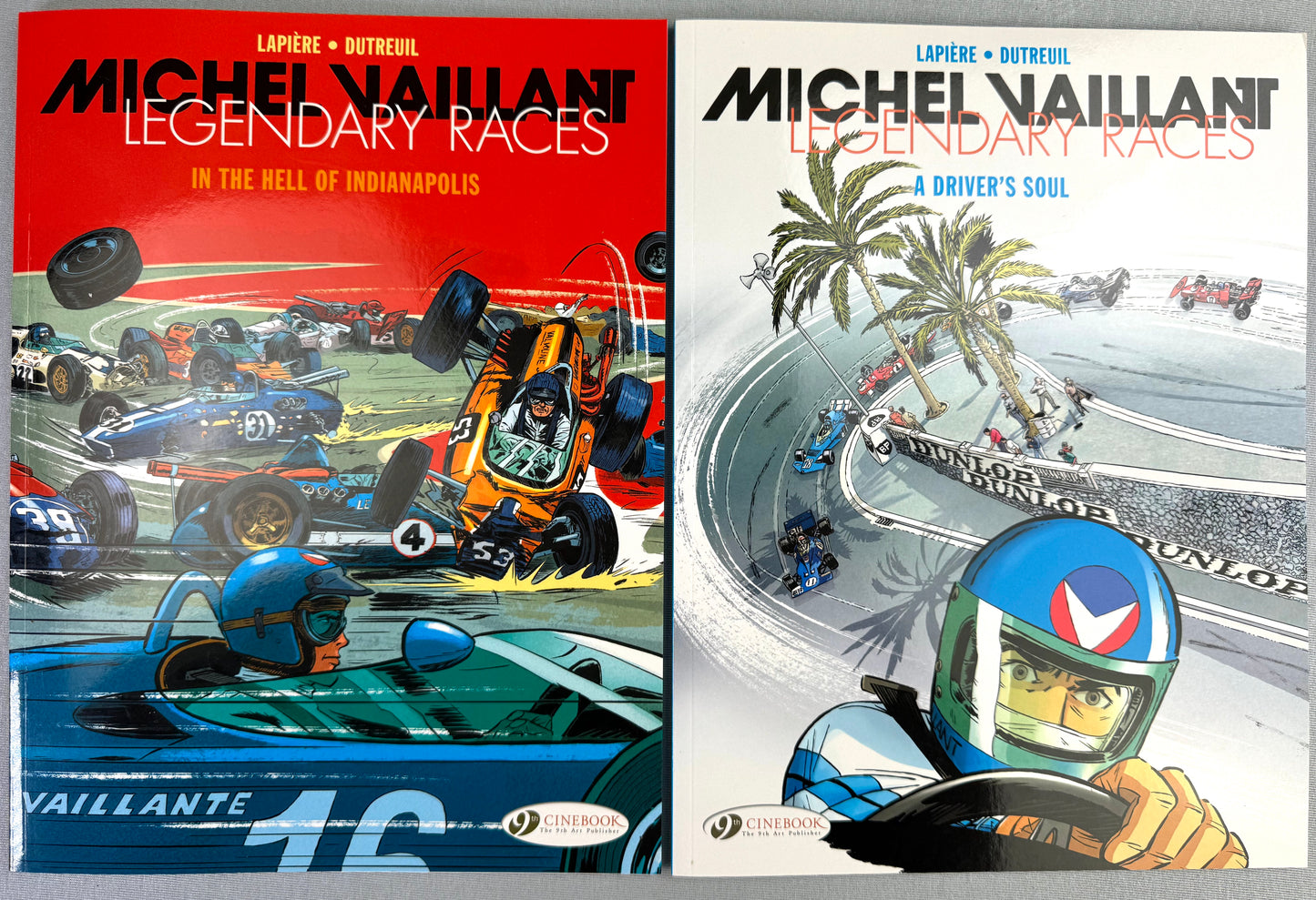 Michel Vaillant Volumes 1 & 2: Hell of Indianapolis/Driver's Soul Cinebook UK Paperback Edition Comics