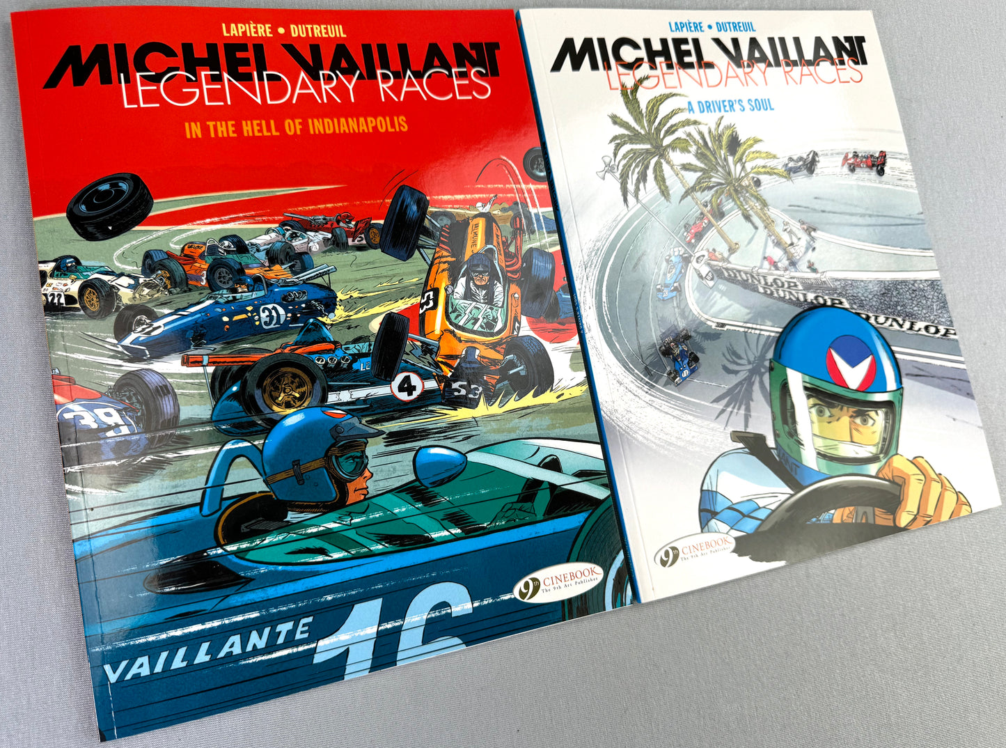 Michel Vaillant Volumes 1 & 2: Hell of Indianapolis/Driver's Soul Cinebook UK Paperback Edition Comics