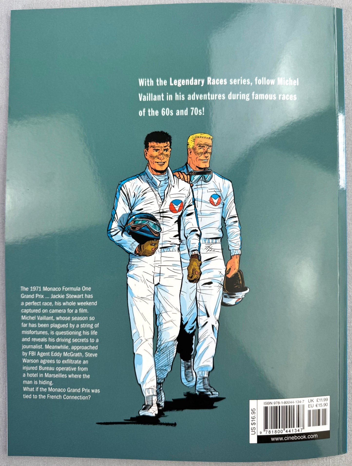 Michel Vaillant Volume 2: A Driver's Soul - Cinebook UK Paperback Edition Comic