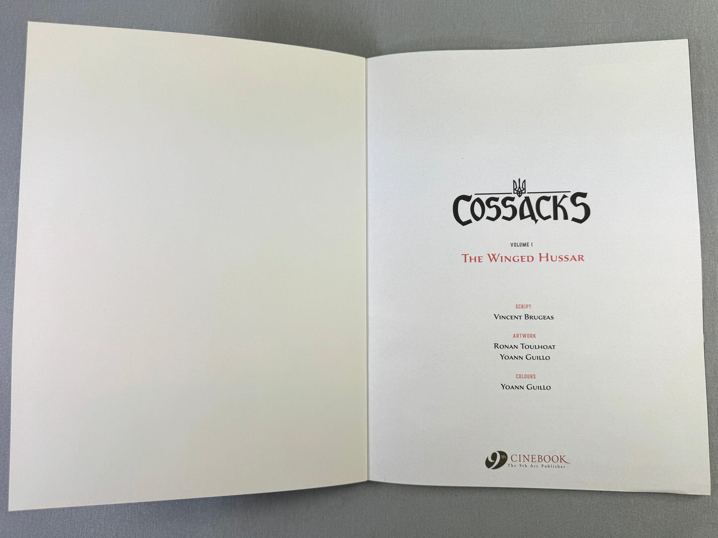 Cossacks - Volume 1: The Winged Hussar - Cinebook UK Paperback Edition Comic Book