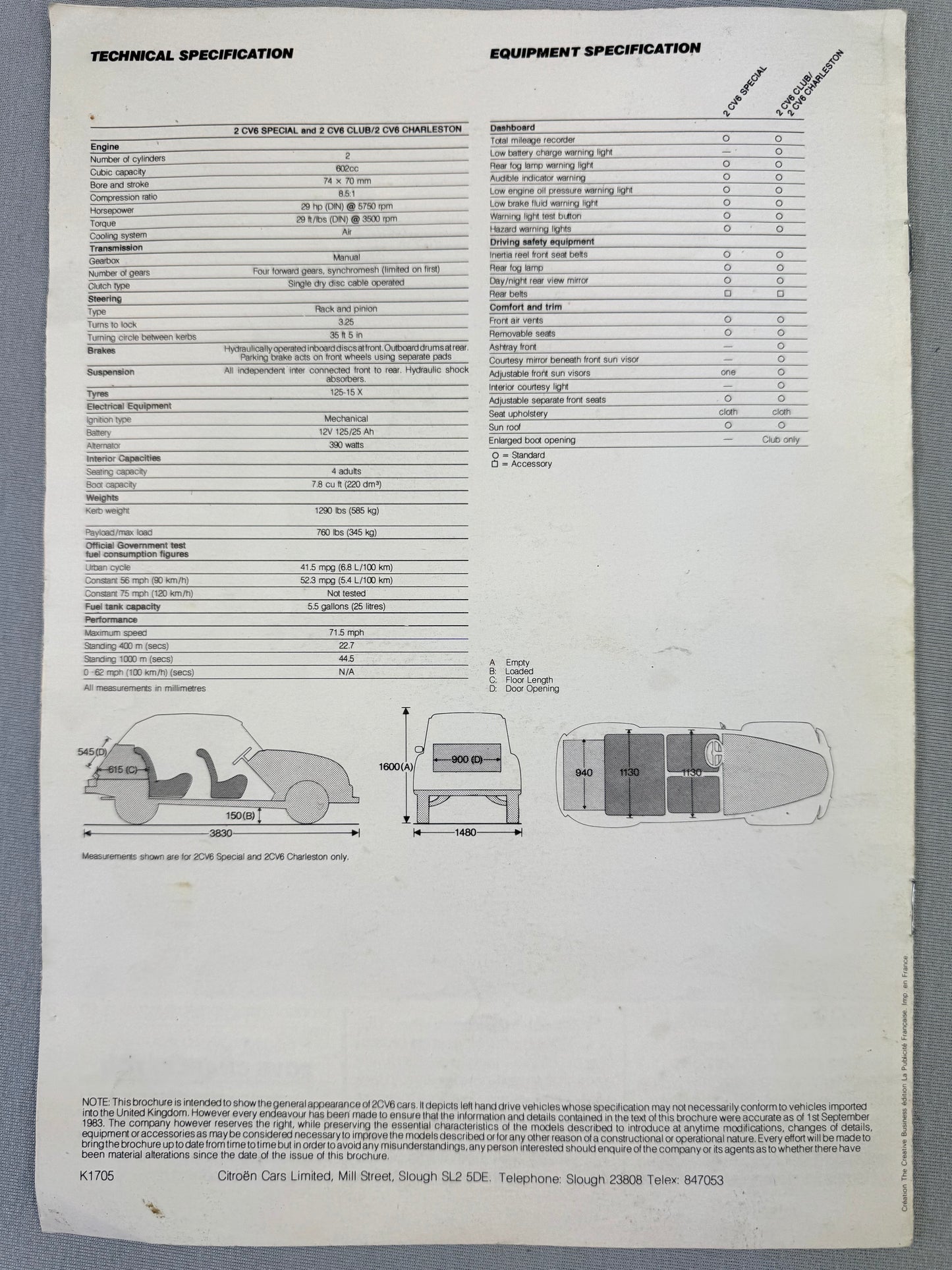 Rare 1984 Citroen Tintin Car Brochure: Journey to Planet 2CV6 by Herge Comic