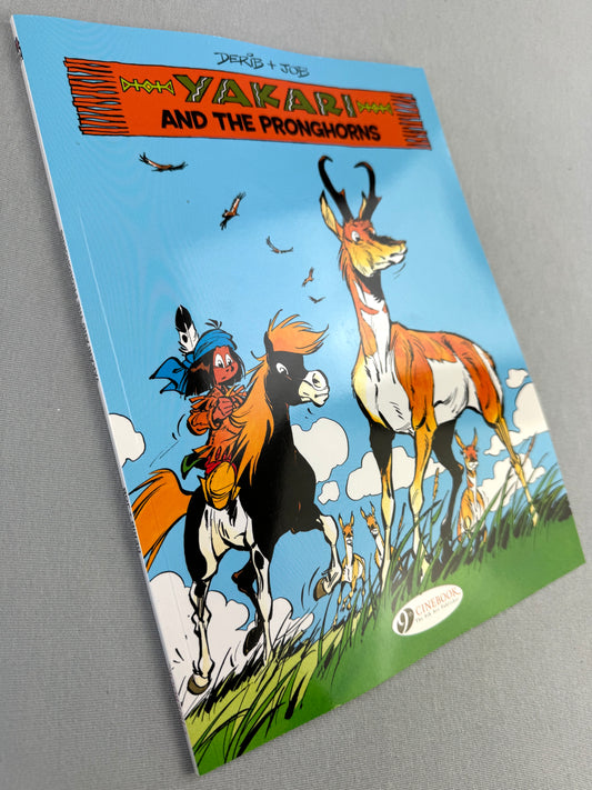 Yakari And the Pronghorns Volume 22 Cinebook Paperback Comic Book Derib+job