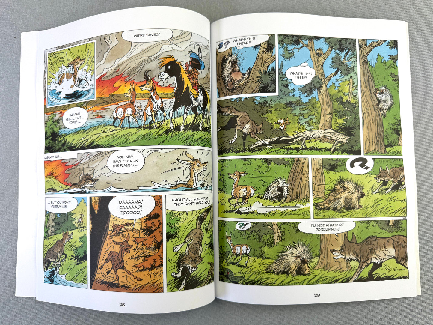 Yakari And the Pronghorns Volume 22 Cinebook Paperback Comic Book Derib+job