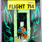 Flight 714 - Methuen 1968 2nd Reprint Edition UK Hardback Rare Tintin book Herge EO